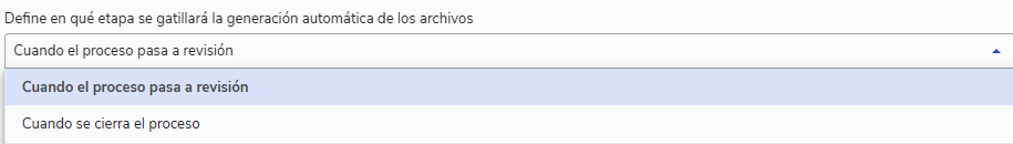 Opciones de estado para la automatización